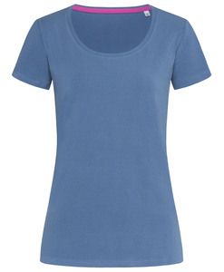 Stedman STE9700 - Camiseta con Cuello Redondo Claire SS para Mujer