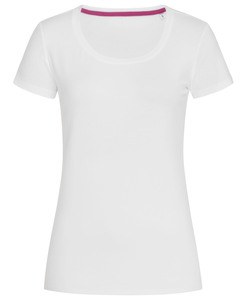 Stedman STE9700 - Camiseta con Cuello Redondo Claire SS para Mujer Blanco