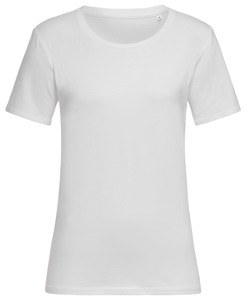 Stedman STE9730 - Camiseta Manga Corta Mujer Relax SS  Blanco