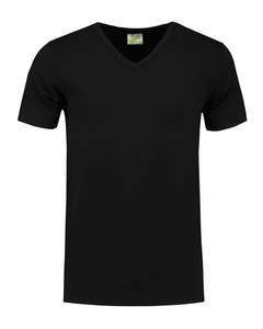 Lemon & Soda LEM1264 - Camiseta en V cut/elast ss para él Negro