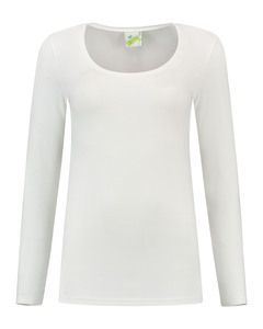 Lemon & Soda LEM1267 - Camiseta de la trampa Cot/elast LS para ella Blanco