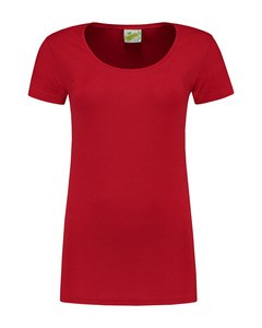 Lemon & Soda LEM1268 - Camiseta de la trampa Cot/elast SS para ella Rojo