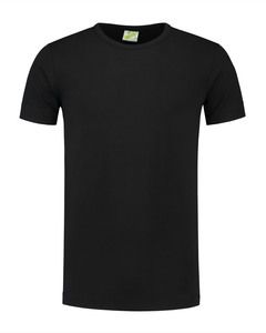 Lemon & Soda LEM1269 - Camiseta de la trampilla Cot/elast SS para él Negro