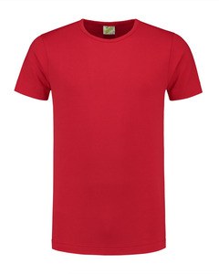 Lemon & Soda LEM1269 - Camiseta de la trampilla Cot/elast SS para él Rojo