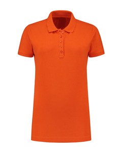 Lemon & Soda LEM3570 - Polo Basic Cot/Elast SS para ella Naranja