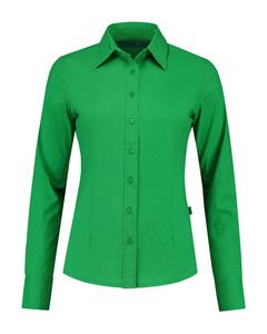 Lemon & Soda LEM3985 - Camisa Poplin ls para ella Kelly Verde