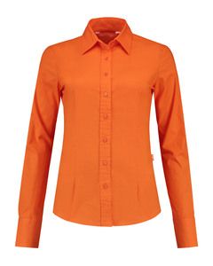 Lemon & Soda LEM3985 - Camisa Poplin ls para ella Naranja