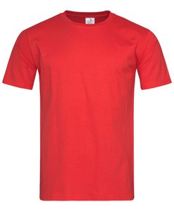 Stedman STE2010 - Camiseta clásica cuello redondo hombre Rojo Escarlata