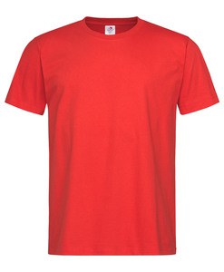 Stedman STE2100 - Camiseta de cuello redondo para hombre CONFORT Rojo Escarlata