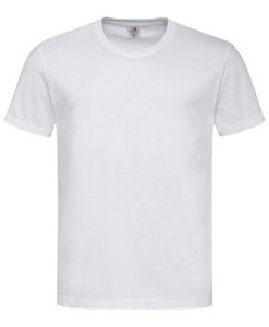 Stedman STE2100 - Camiseta de cuello redondo para hombre CONFORT Blanco