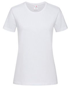 Stedman STE2160 - Camiseta mujer confort cuello redondo Blanco