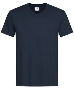 Stedman STE2300 - Camiseta cuello pico para hombre CLASSIC Blue Midnight