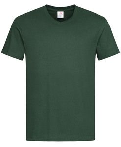 Stedman STE2300 - Camiseta cuello pico para hombre CLASSIC Verde botella