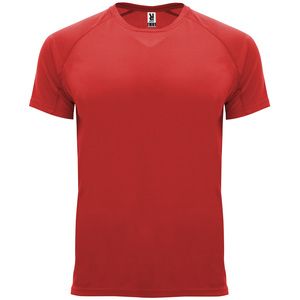 Roly CA0407 - BAHRAIN Camiseta técnica de manga corta ranglán Rojo