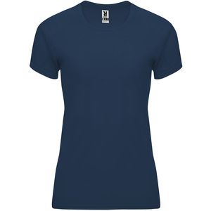 Roly CA0408 - BAHRAIN WOMAN Camiseta técnica entallada de manga corta ranglán para mujer Navy Blue