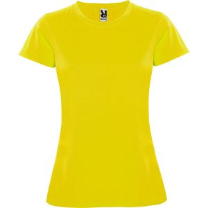 Roly CA0423 - MONTECARLO WOMAN Camiseta técnica de manga corta Yellow
