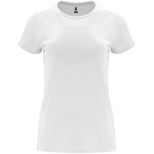 Roly CA6683 - CAPRI Camiseta de manga corta entallada Blanco