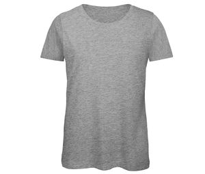B&C BC043 - Camiseta de algodón orgánico para mujer Sport Grey