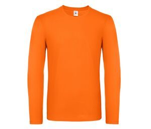 B&C BC05T - Camiseta hombre manga larga Naranja