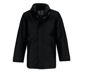 B&C BC332 - Parka para hombres forrada Negro