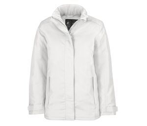 B&C BC333 - Chaqueta Impermeable Real + para mujer White