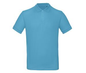 B&C BC400 - Polo de hombre 100% orgánico Very Turquoise