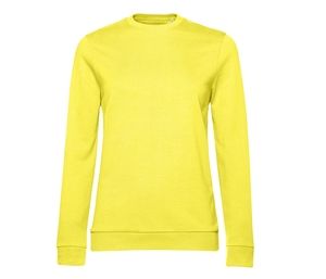 B&C BCW02W - Sudadera cuello redondo Solar Yellow