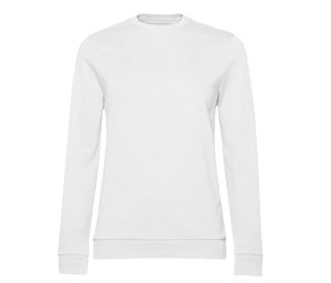 B&C BCW02W - Sudadera cuello redondo White