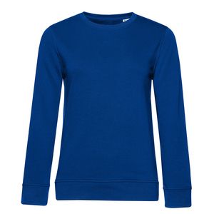 B&C BCW32B - Women's Organic Round Neck Sweatshirt Real Azul