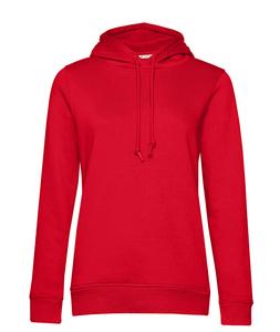 B&C BCW34B - Sudadera orgánica mujer Rojo