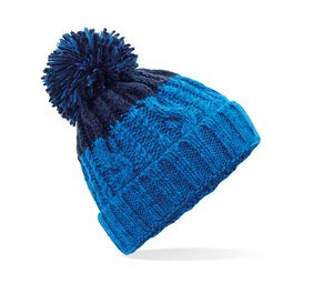 Beechfield BF437 - Después de gorro Azure Blue / Oxford Navy