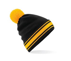 Beechfield BF472 - Gorra Negro / Amarillo