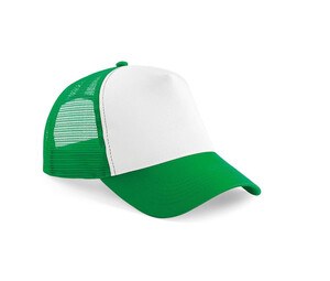 Beechfield BF640 - Gorra de camionero americano Pure Green/White