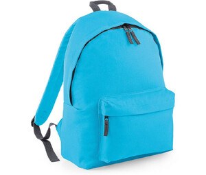 Bag Base BG125J - Mochila moderna para niños. Surf Blue/ Graphite grey