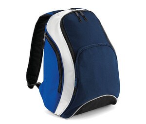 Bag Base BG571 - Mochila de ropa de equipo French Navy/ Bright Royal/ White