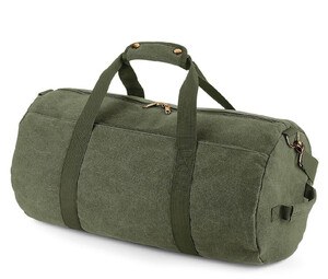 Bag Base BG655 - Bolso de lona vintage Vintage Military Green