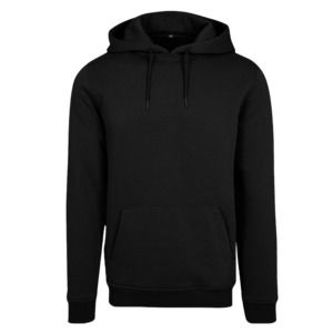 Build Your Brand BY011 - Sudadera con capucha de peso pesado Negro