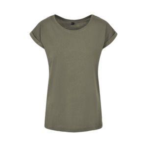 Build Your Brand BY021 - Camiseta mujer Verde Oliva