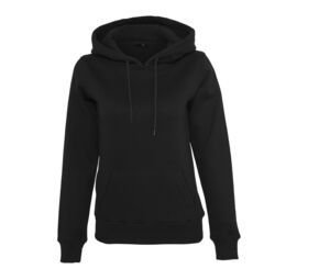 Build Your Brand BY026 - Sudadera con capucha para mujer BY026 Negro
