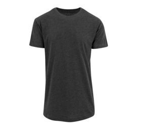 Build Your Brand BY028 - Camiseta larga Charcoal