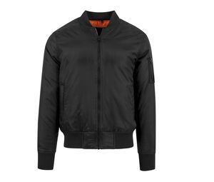 Build Your Brand BY030 - Chaqueta bomber BY030 Negro