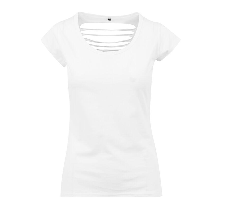 Build Your Brand BY035 - Camiseta de mujer con espalda lacerada BY035