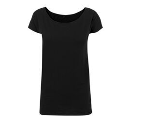 Build Your Brand BY039 - Camiseta cuello redondo mujer BY039 Negro