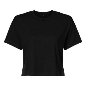 Build Your Brand BY042 - Camiseta corta para mujer  Negro