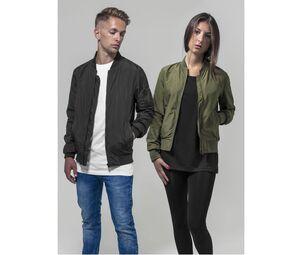 Build Your Brand BY044 - Chaqueta bomber para mujer BY044 Negro