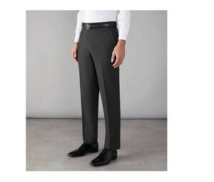 CLUBCLASS CC1002 - Pantalones de traje Harrow para hombre Charcoal
