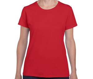 Gildan GN182 - Camiseta 180 cuello redondo mujer Rojo