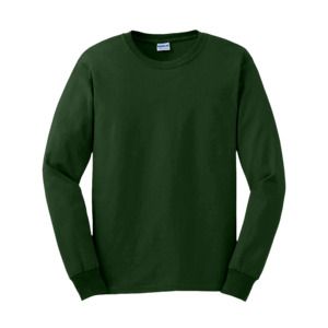 Gildan GN186 - Camiseta de manga larga Ultra-T para hombre  Verde bosque