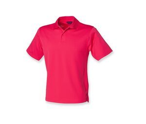 Henbury HY475 - Polo Cool Plus para hombre Bright Pink