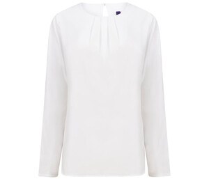 Henbury HY598 - Blusa de manga larga para mujer HY598 White